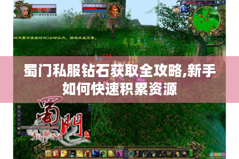蜀门私服钻石获取全攻略,新手如何快速积累资源