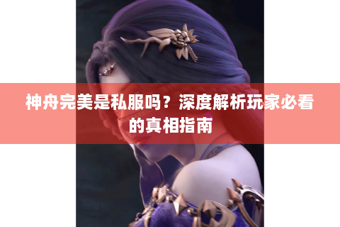 神舟完美是私服吗？深度解析玩家必看的真相指南