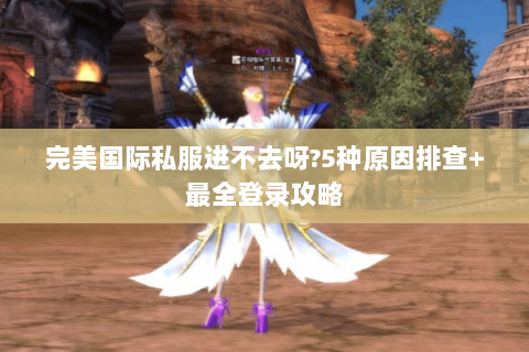 完美国际私服进不去呀?5种原因排查+最全登录攻略