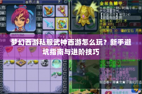 梦幻西游私服武神西游怎么玩？新手避坑指南与进阶技巧