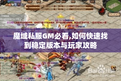 魔域私服GM必看,如何快速找到稳定版本与玩家攻略