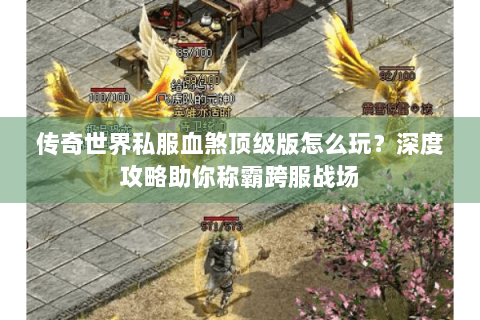 传奇世界私服血煞顶级版怎么玩？深度攻略助你称霸跨服战场