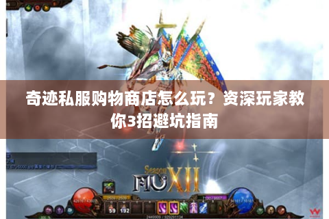 奇迹私服购物商店怎么玩？资深玩家教你3招避坑指南