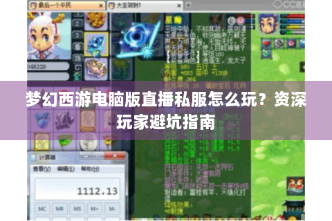 梦幻西游电脑版直播私服怎么玩？资深玩家避坑指南