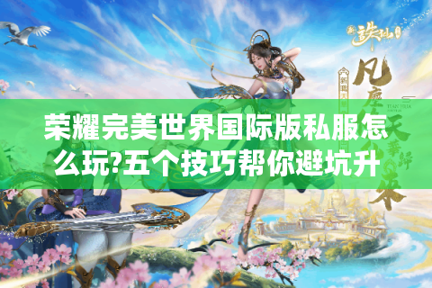 荣耀完美世界国际版私服怎么玩?五个技巧帮你避坑升级