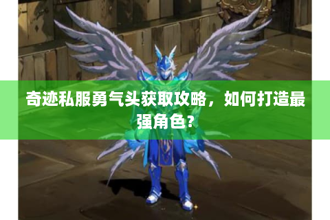 奇迹私服勇气头获取攻略，如何打造最强角色？