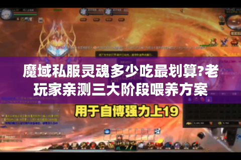 魔域私服灵魂多少吃最划算?老玩家亲测三大阶段喂养方案