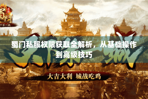 蜀门私服权限获取全解析，从基础操作到高级技巧