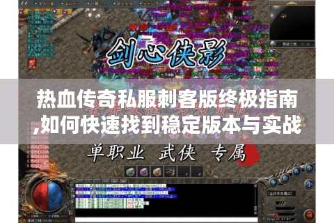 热血传奇私服刺客版终极指南,如何快速找到稳定版本与实战技巧
