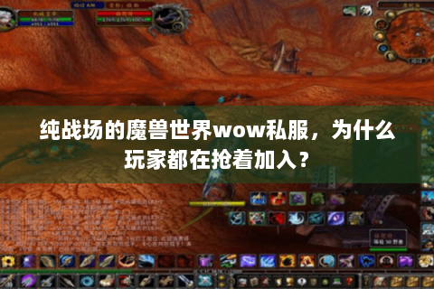纯战场的魔兽世界wow私服，为什么玩家都在抢着加入？
