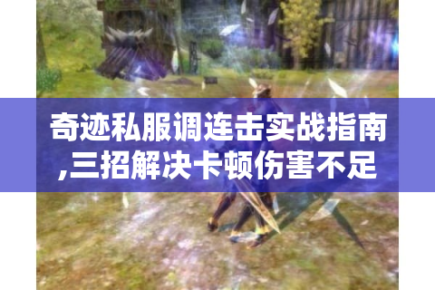 奇迹私服调连击实战指南,三招解决卡顿伤害不足