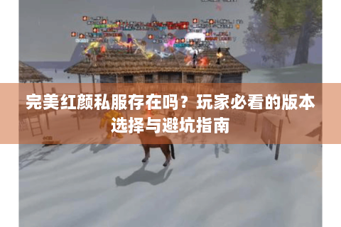 完美红颜私服存在吗？玩家必看的版本选择与避坑指南