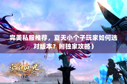 完美私服推荐，夏天小个子玩家如何选对版本？附独家攻略）