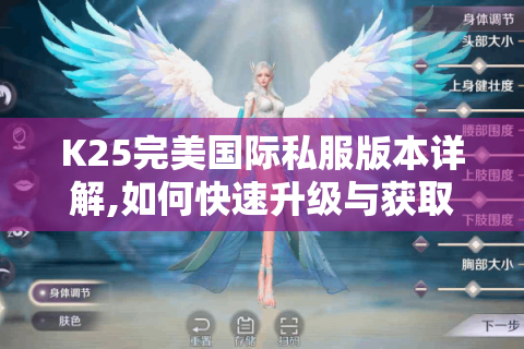 K25完美国际私服版本详解,如何快速升级与获取顶级装备