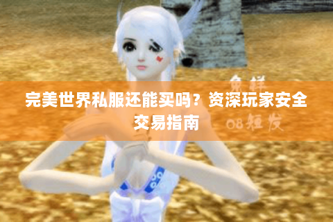 完美世界私服还能买吗？资深玩家安全交易指南