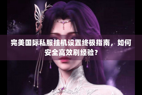 完美国际私服挂机设置终极指南，如何安全高效刷经验？