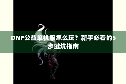 DNF公益单机服怎么玩？新手必看的5步避坑指南