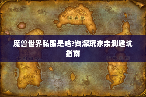 魔兽世界私服是啥?资深玩家亲测避坑指南