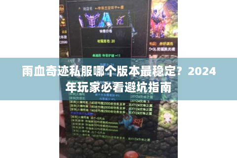 雨血奇迹私服哪个版本最稳定？2024年玩家必看避坑指南