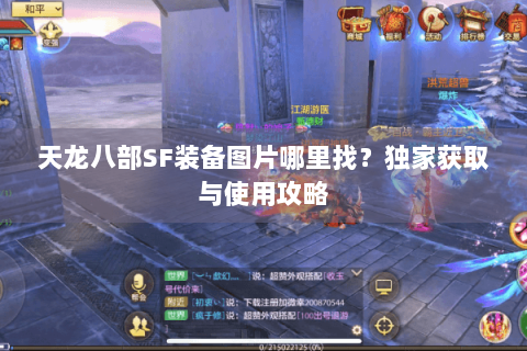 天龙八部SF装备图片哪里找？独家获取与使用攻略