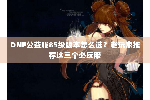 DNF公益服85级版本怎么选？老玩家推荐这三个必玩服