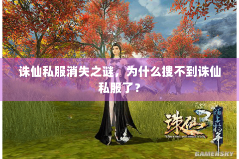 诛仙私服消失之谜，为什么搜不到诛仙私服了？