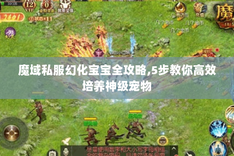 魔域私服幻化宝宝全攻略,5步教你高效培养神级宠物