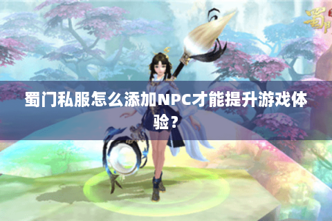 蜀门私服怎么添加NPC才能提升游戏体验？