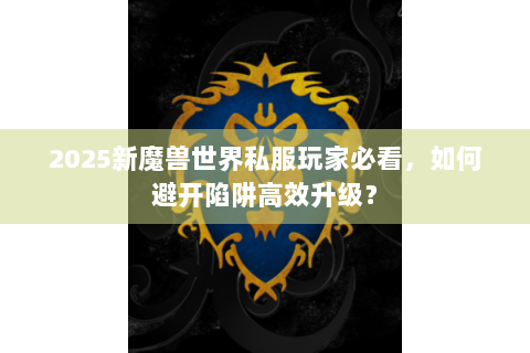 2025新魔兽世界私服玩家必看，如何避开陷阱高效升级？