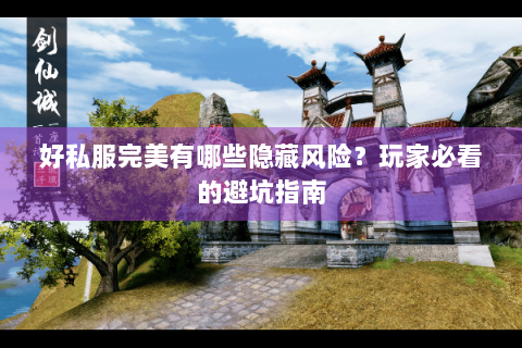 好私服完美有哪些隐藏风险？玩家必看的避坑指南