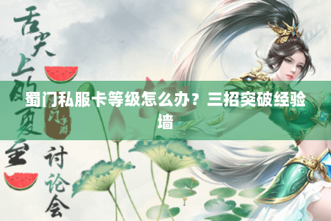 蜀门私服卡等级怎么办？三招突破经验墙