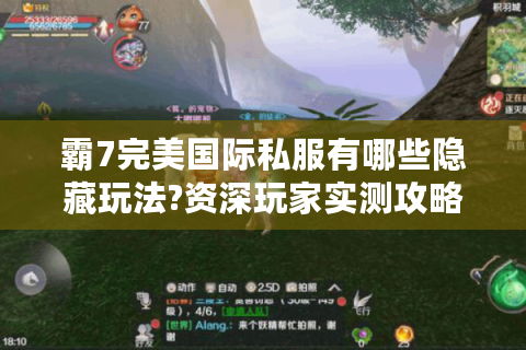 霸7完美国际私服有哪些隐藏玩法?资深玩家实测攻略大公开