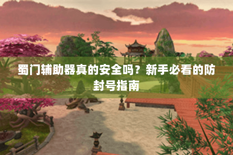 蜀门辅助器真的安全吗？新手必看的防封号指南