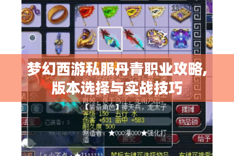 梦幻西游私服丹青职业攻略,版本选择与实战技巧