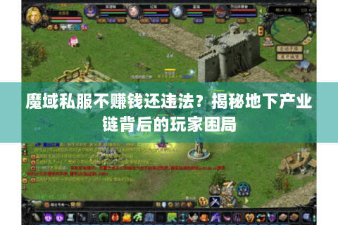 魔域私服不赚钱还违法？揭秘地下产业链背后的玩家困局