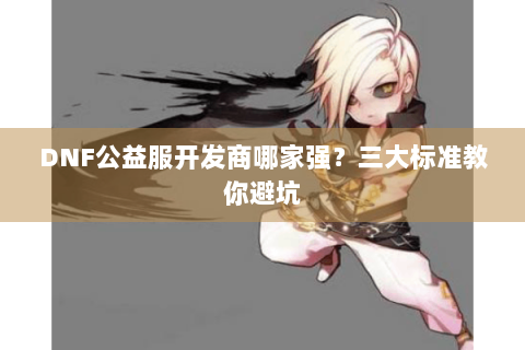 DNF公益服开发商哪家强？三大标准教你避坑