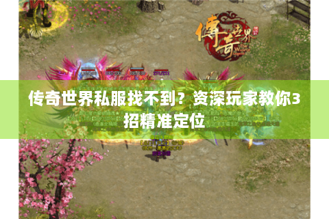 传奇世界私服找不到？资深玩家教你3招精准定位