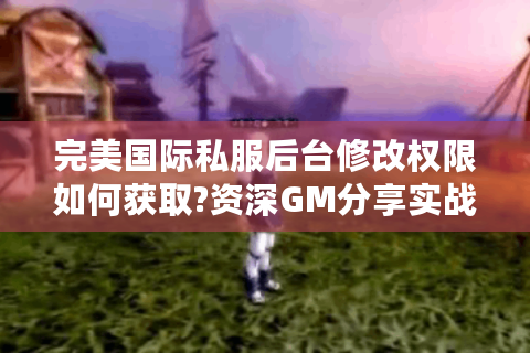 完美国际私服后台修改权限如何获取?资深GM分享实战技巧