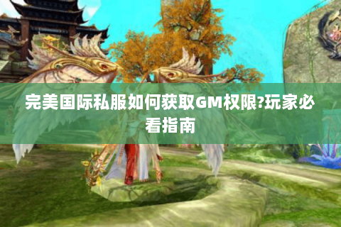 完美国际私服如何获取GM权限?玩家必看指南