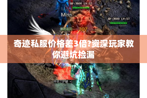 奇迹私服价格差3倍?资深玩家教你避坑捡漏