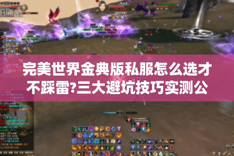 完美世界金典版私服怎么选才不踩雷?三大避坑技巧实测公开