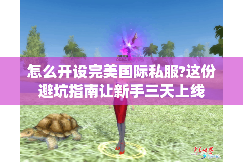 怎么开设完美国际私服?这份避坑指南让新手三天上线