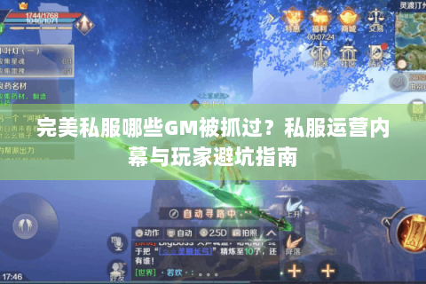 完美私服哪些GM被抓过？私服运营内幕与玩家避坑指南
