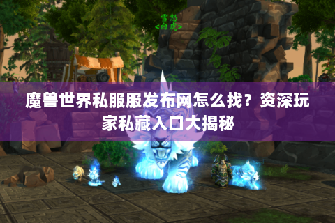 魔兽世界私服服发布网怎么找？资深玩家私藏入口大揭秘