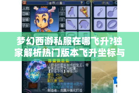 梦幻西游私服在哪飞升?独家解析热门版本飞升坐标与避坑指南