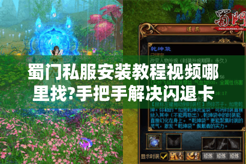 蜀门私服安装教程视频哪里找?手把手解决闪退卡顿问题