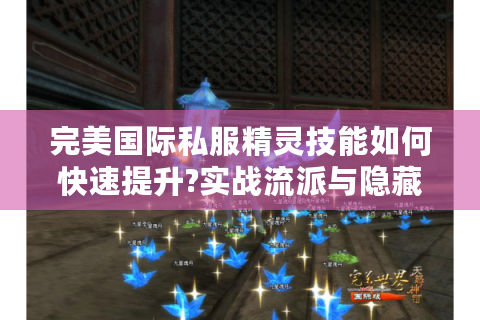 完美国际私服精灵技能如何快速提升?实战流派与隐藏技巧揭秘