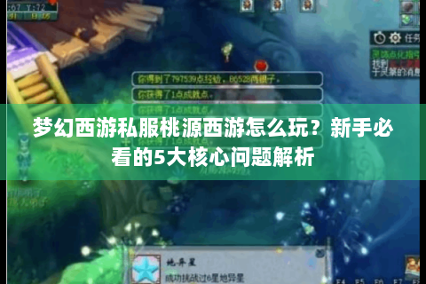 梦幻西游私服桃源西游怎么玩？新手必看的5大核心问题解析