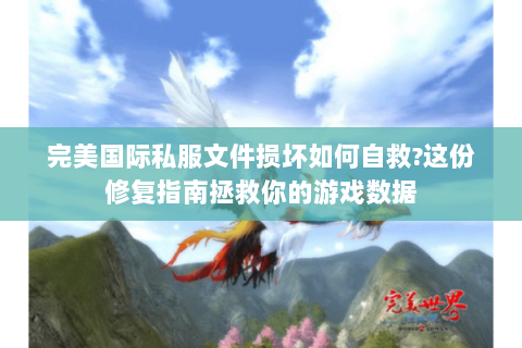 完美国际私服文件损坏如何自救?这份修复指南拯救你的游戏数据