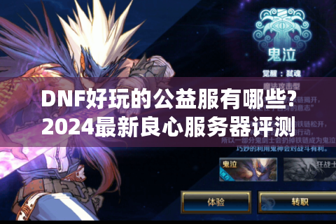 DNF好玩的公益服有哪些?2024最新良心服务器评测推荐
